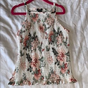 Floral trendy tank
